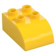 Duplo Brick 2 x 3 with Curved Top