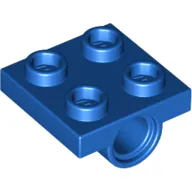 Plate Special 2 x 2 with 1 Pin Hole [Split Underside Ribs]