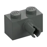 Brick Special 1 x 2 with Pin