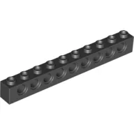 Technic Brick 1 x 10 [9 Pin Holes]