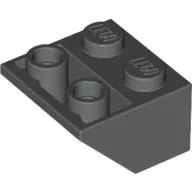 Slope Inverted 45° 2 x 2 [Ovoid Bottom Pin, Bar-sized Stud Holes]