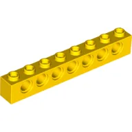 Technic Brick 1 x 8 [7 Pin Holes]