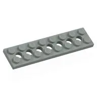 Technic Plate 2 x 8 [7 Holes]