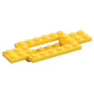 Vehicle Base 4 x 10 x 2/3 with 4 x 2 Recessed Center with Smooth Underside