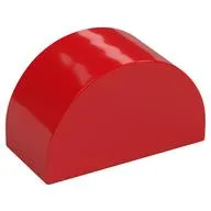 Duplo Brick 2 x 4 x 2 Curved Top