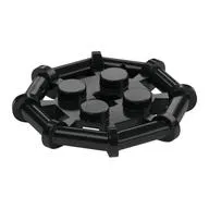 Plate Special 2 x 2 with Bar Frame Octagonal