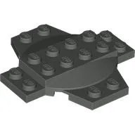 Plate Special 6 x 6 x 2/3 Cross with Dome