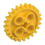 Technic Gear 24 Tooth [New Style with Single Axle Hole]