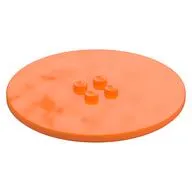 Plate Special Round 8 x 8 with 2 x 2 Center Studs with Groove