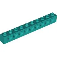 Technic Brick 1 x 10 [9 Pin Holes]