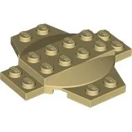 Plate Special 6 x 6 x 2/3 Cross with Dome