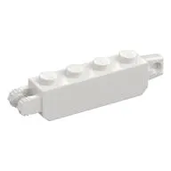 Hinge Brick 1 x 4 Locking with 1 Finger Vertical End and 2 Fingers Vertical End, 9 Teeth