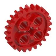 Technic Gear 24 Tooth [New Style with Single Axle Hole]