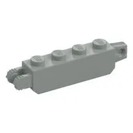 Hinge Brick 1 x 4 Locking with 1 Finger Vertical End and 2 Fingers Vertical End, 9 Teeth