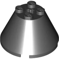 Cone 4 x 4 x 2, Axle Hole [Plain]