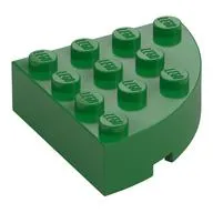 Brick Round Corner 4 x 4 Full Brick