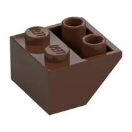 Slope Inverted 45° 2 x 2 [Ovoid Bottom Pin, Bar-sized Stud Holes]