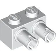 Brick Special 1 x 2 with 2 Pins, Round Pin Holes