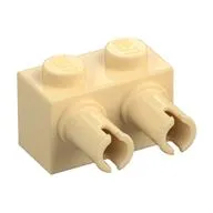 Brick Special 1 x 2 with 2 Pins, Round Pin Holes
