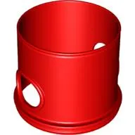 Duplo Ball Tube Straight with Opposing Oval Holes