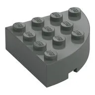 Brick Round Corner 4 x 4 Full Brick