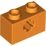 Technic Brick 1 x 2 with Axle Hole Type 1 [+ Opening] and Bottom Pin