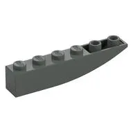 Brick Curved 6 x 1 Inverted
