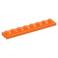 Plate Special 1 x 8 with Door Rail