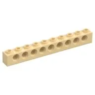 Technic Brick 1 x 10 [9 Pin Holes]
