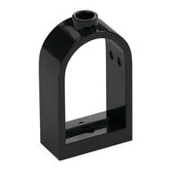 Window 1 x 2 x 2 2/3 with Rounded Top
