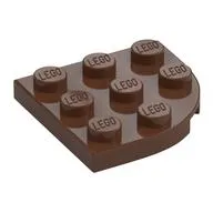 Plate Round Corner 3 x 3