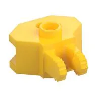 Hinge 1 x 2 Locking with 2 Fingers and Towball Socket, 9 Teeth