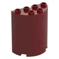 Cylinder Half 2 x 4 x 4