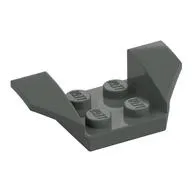 Mudguard 2 x 4 with 2 x 2 Studs and Flared Wings