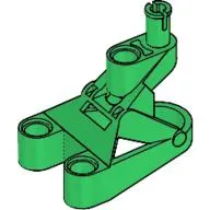 Large Figure Foot, 3 x 4 1/2 x 2 1/3 with Technic Pin Connector