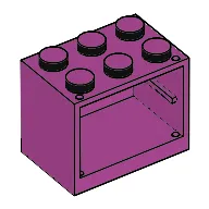 Cupboard 2 x 3 x 2 with Solid Studs