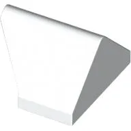 Slope 45° 2 x 1 Double / Inverted with Hollow Bottom