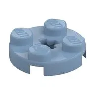 Plate Round 2 x 2 with Axle Hole Type 1 (+ Opening)