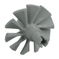 Jet Engine Fan with 10 Blades and Technic Pin