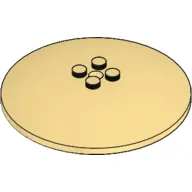 Dish 8 x 8 Inverted [Radar], Solid Studs, Rounded Anti-stud Underside
