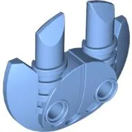 Large Figure Shield 5 x 5 with Dual Round Prongs