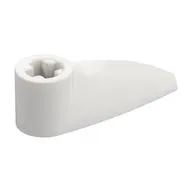 Technic Tooth 1 x 3 with Axle Hole [Rounded Underside]