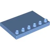 Duplo Plate Special 4 x 6 with Studs on Edge