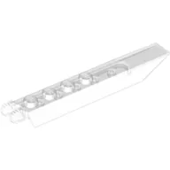 Hinge Plate 1 x 8 Locking with Angled Side Extensions, Rounded Plate Underside, 9 Teeth