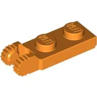 Hinge Plate 1 x 2 Locking with 2 Fingers On End, with Groove, 9 Teeth