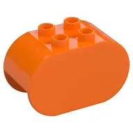 Duplo Brick 2 x 4 x 2 Rounded Ends