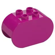 Duplo Brick 2 x 4 x 2 Rounded Ends