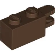 Hinge Brick 1 x 2 Locking with 2 Fingers Horizontal End, 9 Teeth