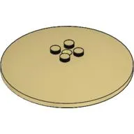 Dish 8 x 8 Inverted [Radar], Solid Studs, Rounded Anti-stud Underside