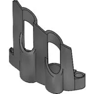 Technic Panel Fairing # 1 Large Short, Large Holes, Side A